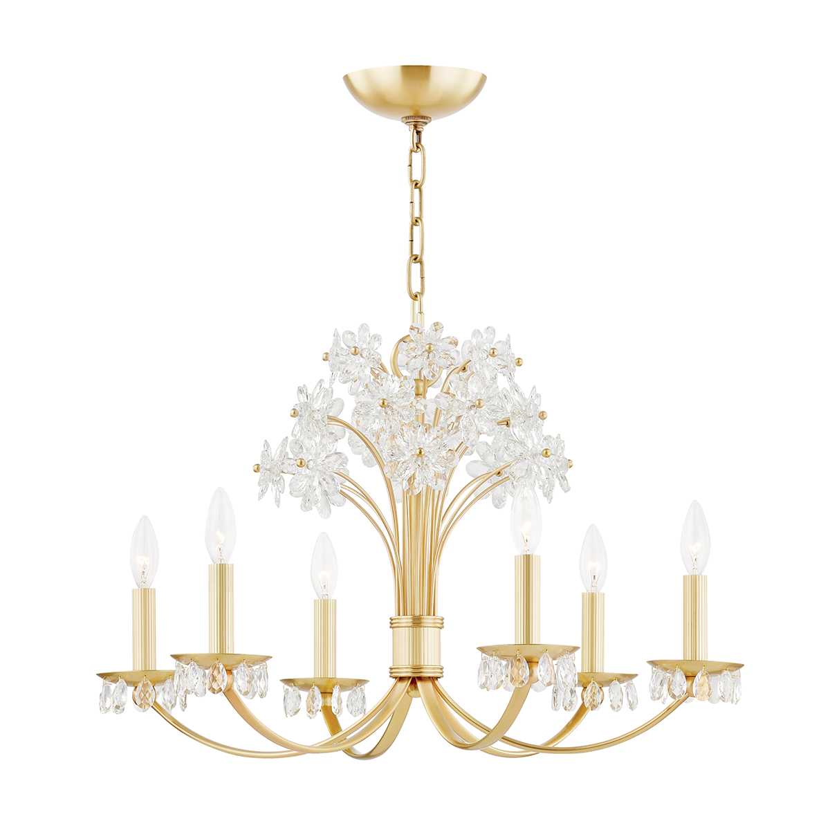 Hudson Valley, Beaumont 6 Light Chandelier