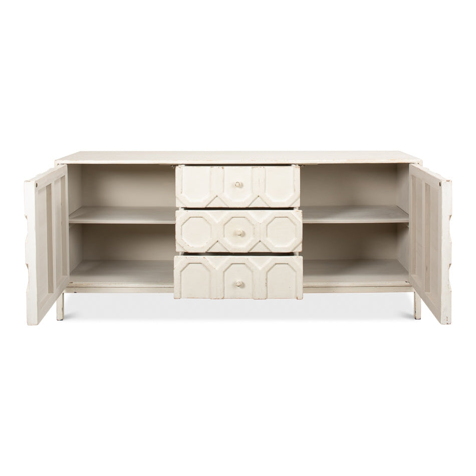 SARREID, Becket Sideboard  Antique White