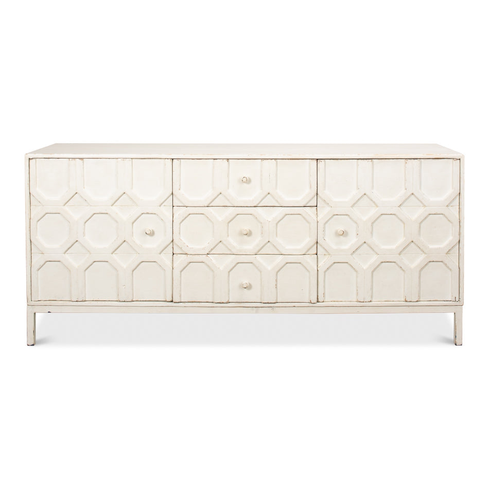 SARREID, Becket Sideboard  Antique White