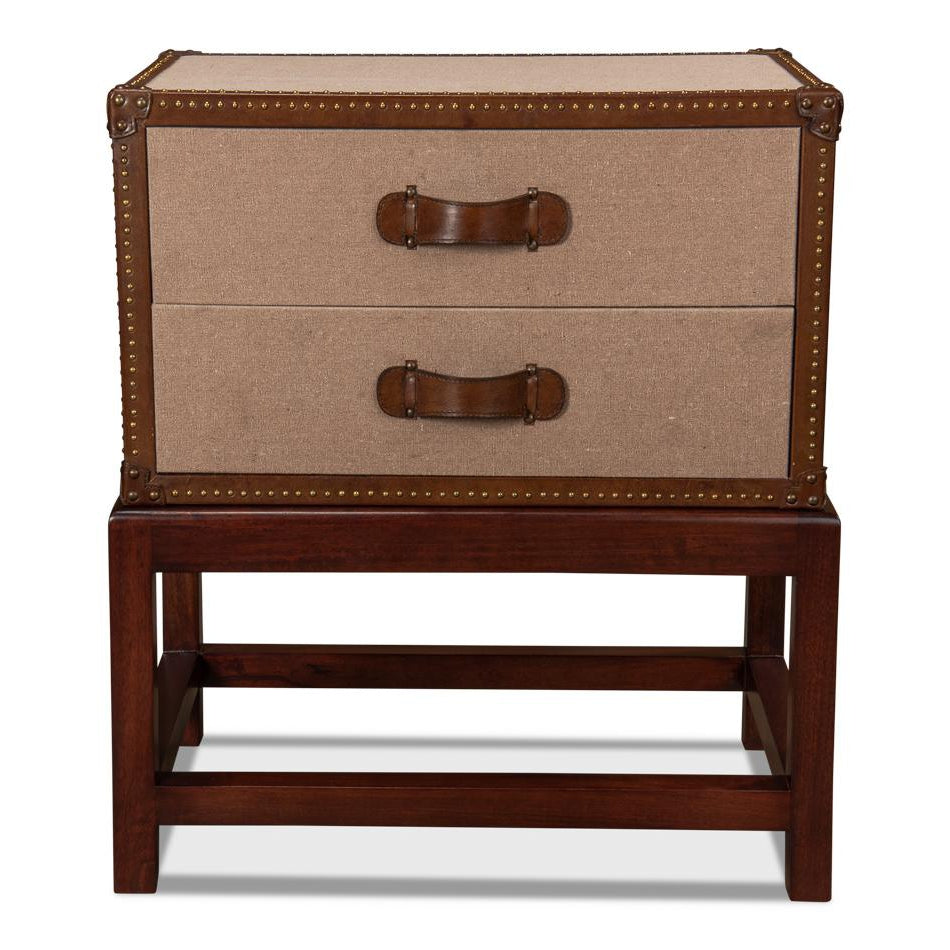 SARREID, Beckham 2 Drawer Chest On Stand