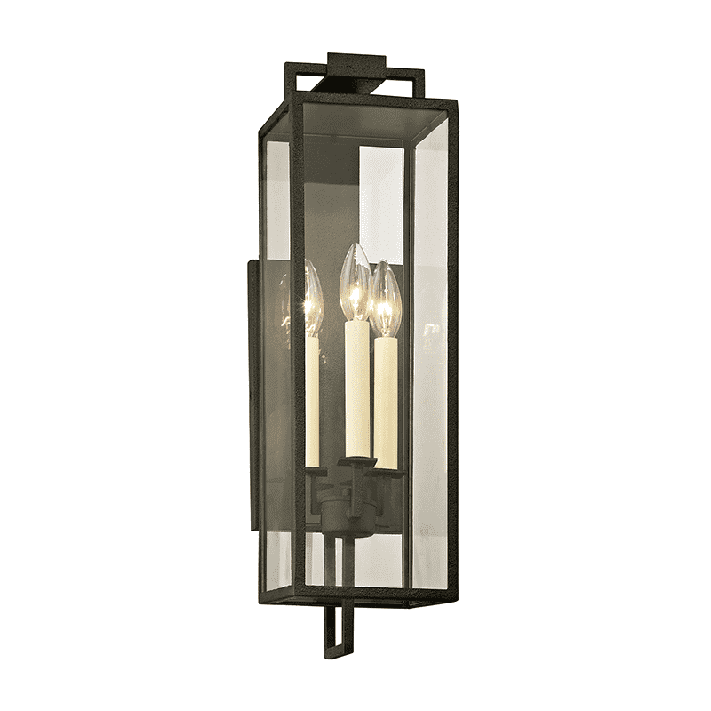 Troy Lighting, Beckham 3Lt Wall Forged Iron