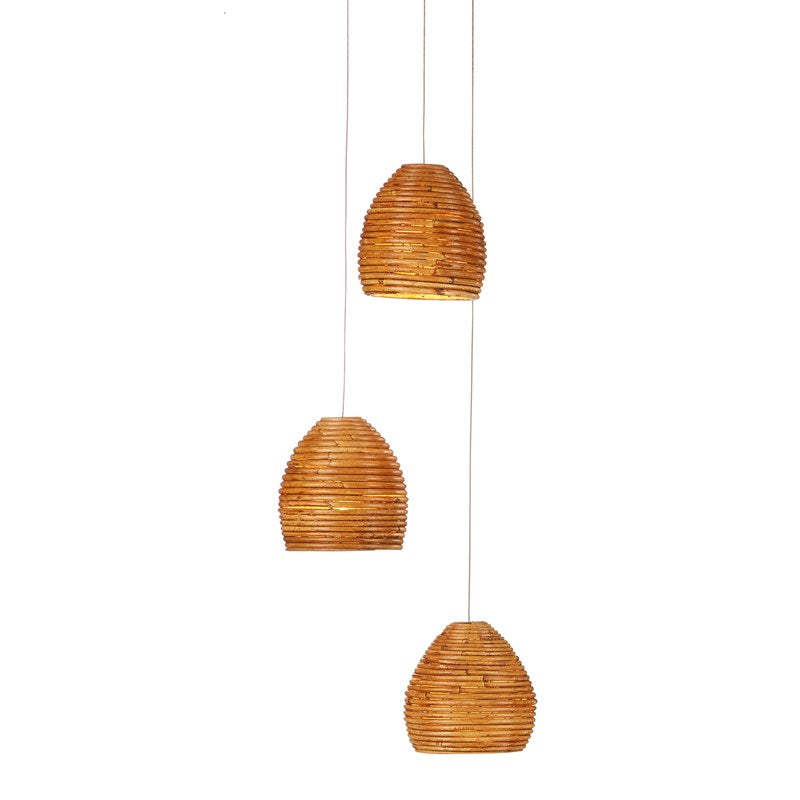 Currey, Beehive 3 - Light Multi - Drop Pendant