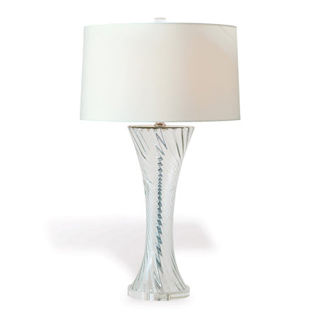 Port 68, Bella Clear Lamp with Cream Shade