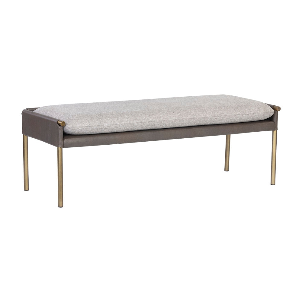 Sunpan, Bellevue Bench - Abbington Black / Bravo Black