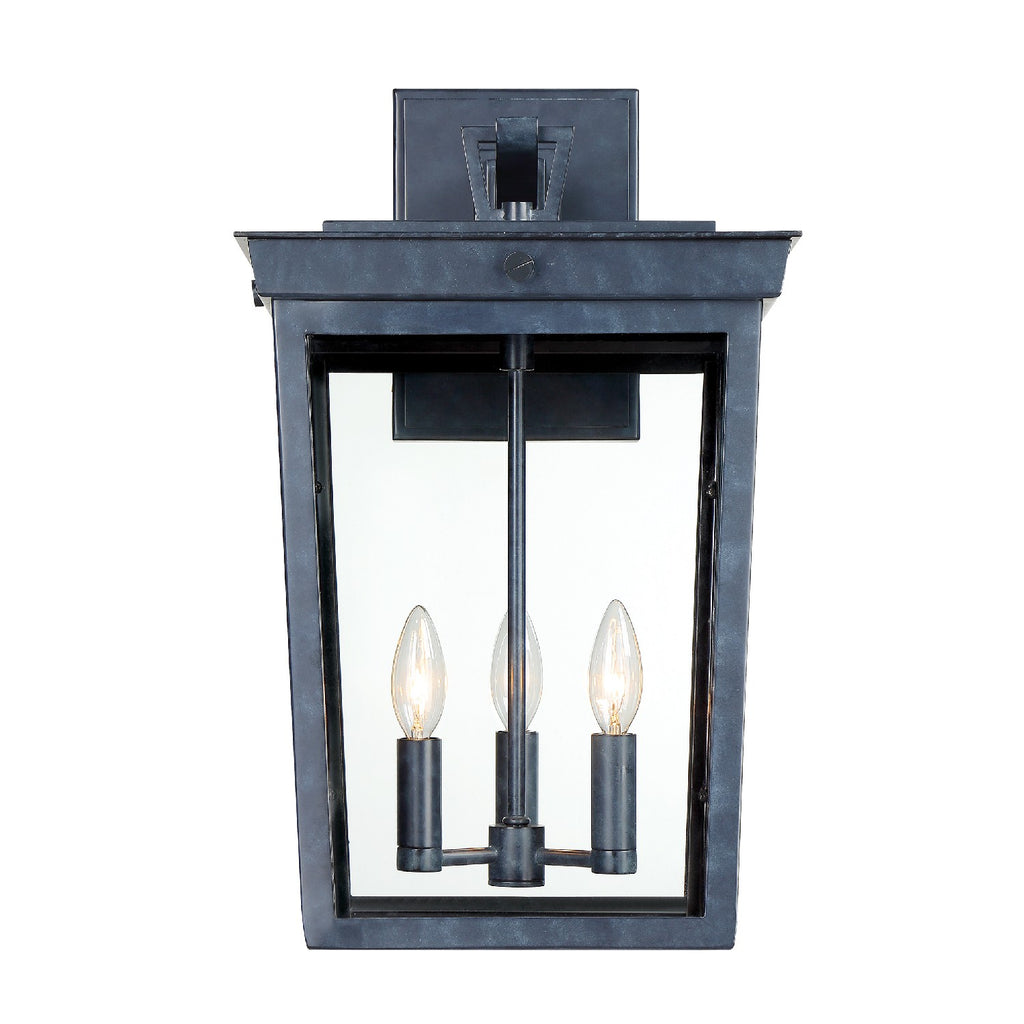 Crystorama Lighting Company, Belmont 3 Light Outdoor Wall Mount