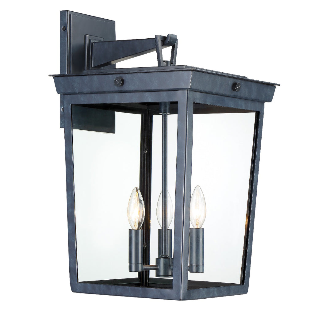 Crystorama Lighting Company, Belmont 3 Light Outdoor Wall Mount