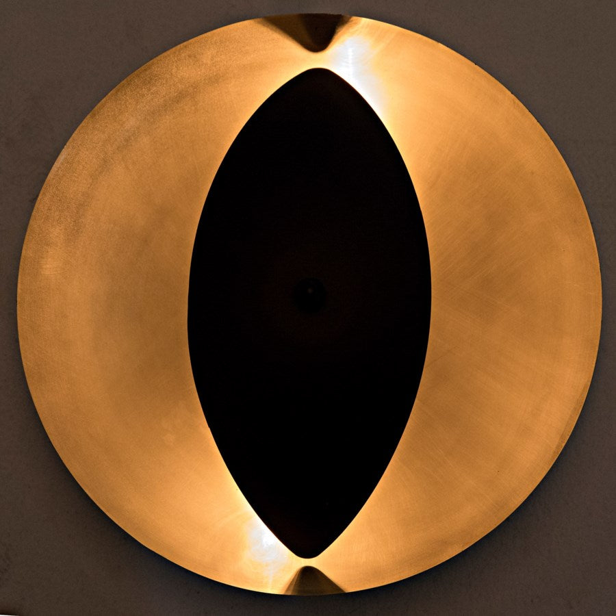 Noir, Bengal Sconce, Metal w/Brass Finish