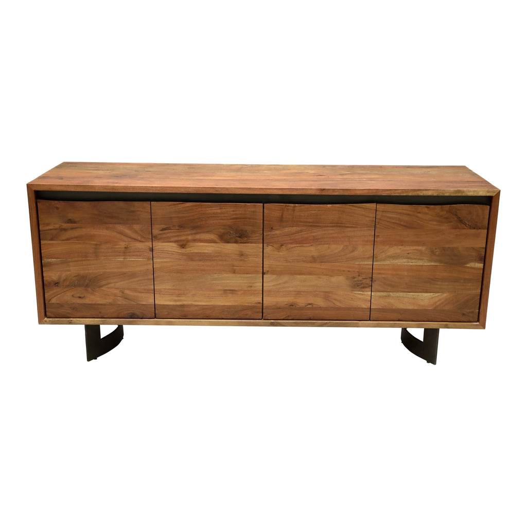 Moes, Bent 4 Door Sideboard Smoked