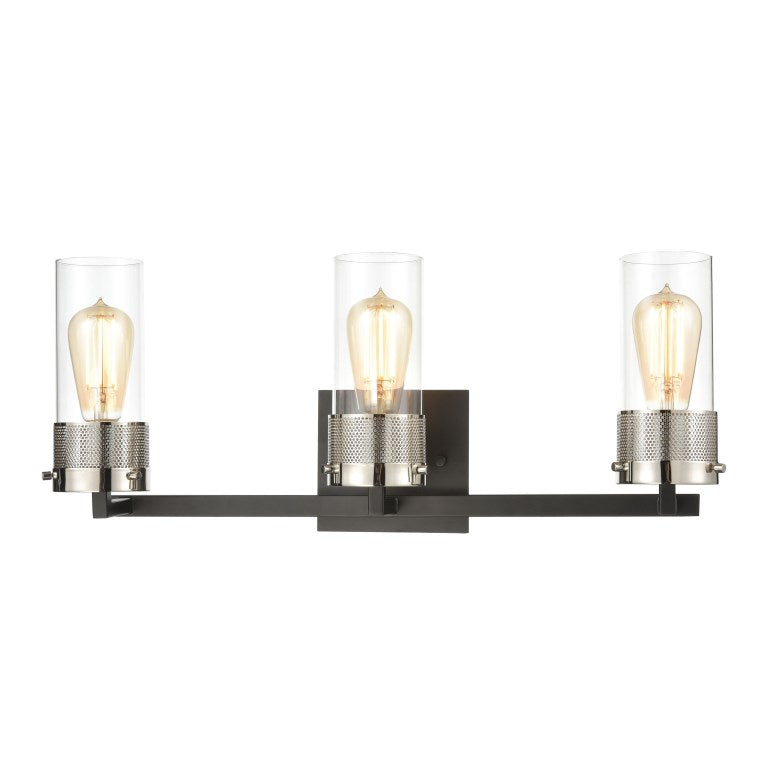 Elk Home, Bergenline 23'' Wide 3 - Light Vanity Light - Matte Black