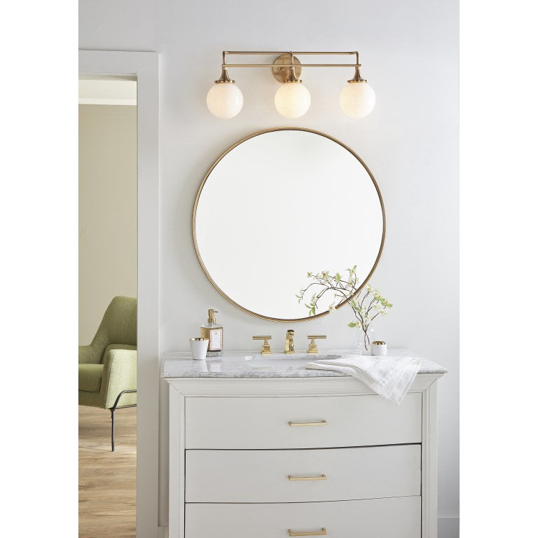 Elk Home, Beverly Hills 28'' Wide 3 - Light Vanity Light - Satin Brass