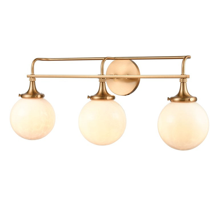 Elk Home, Beverly Hills 28'' Wide 3 - Light Vanity Light - Satin Brass