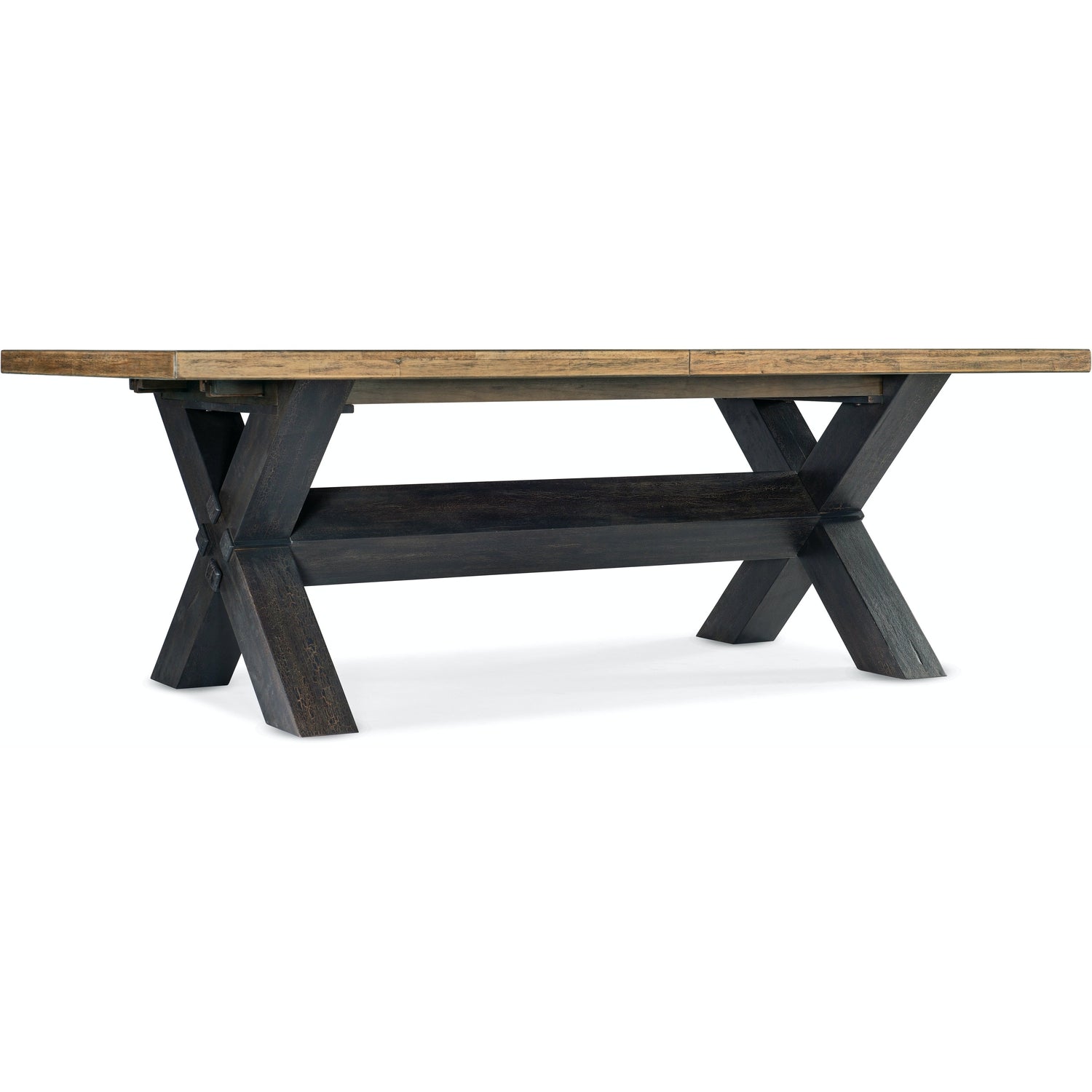 Hooker, Big Sky Trestle Dining Table w/2-20in leaves