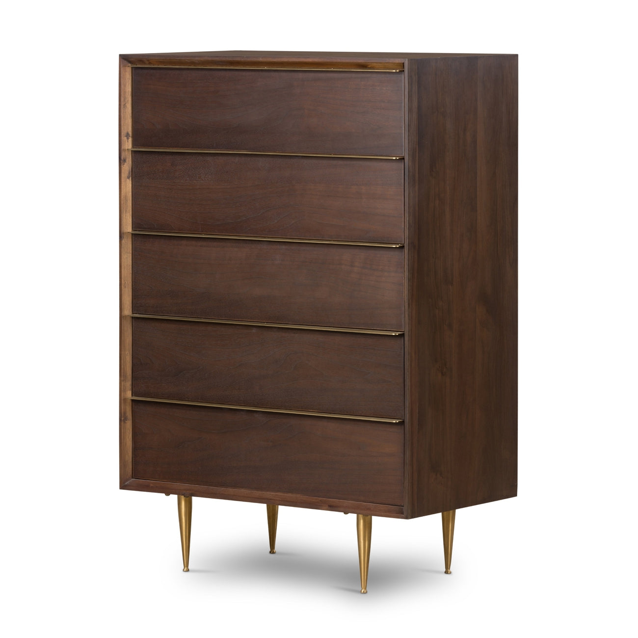 Four Hands, Billy 5 Drawer Dresser - Dark Walnut