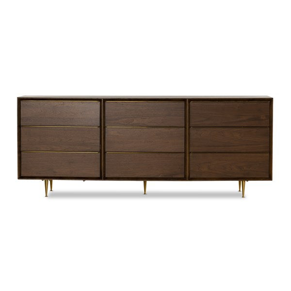 Four Hands, Billy 9 Drawer Dresser - Dark Walnut