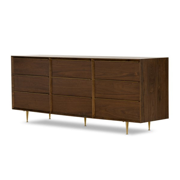 Four Hands, Billy 9 Drawer Dresser - Dark Walnut