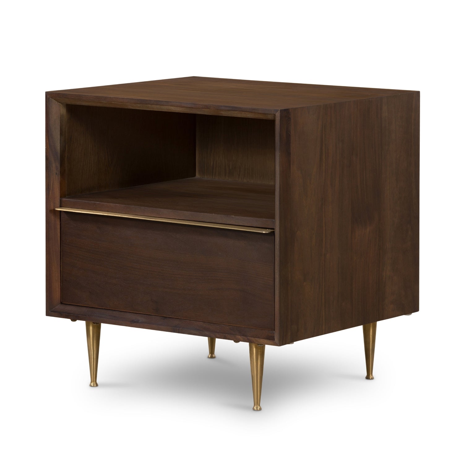 Four Hands, Billy Nightstand - Dark Walnut