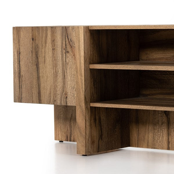 Four Hands, Bingham Media Console - Rustic Oak Veneer