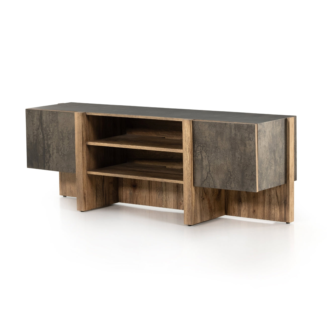 Four Hands, Bingham Media Console-Rustic Oak