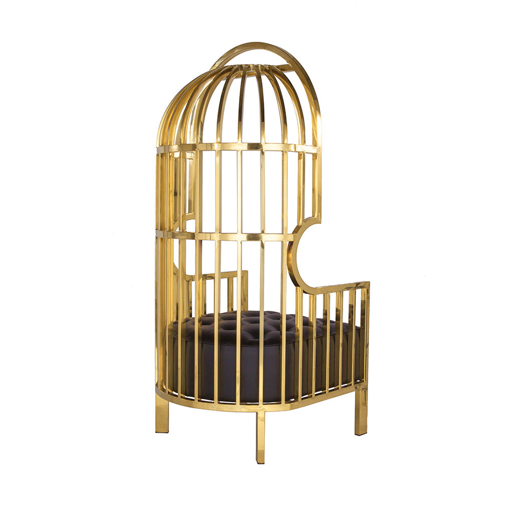 France & Son, Birdcage Chair - Gold