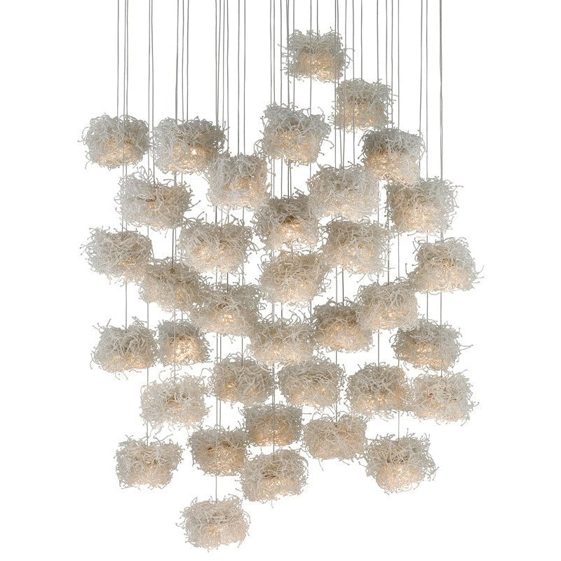 Currey, Birds Nest 36-Light Multi-Drop Pendant