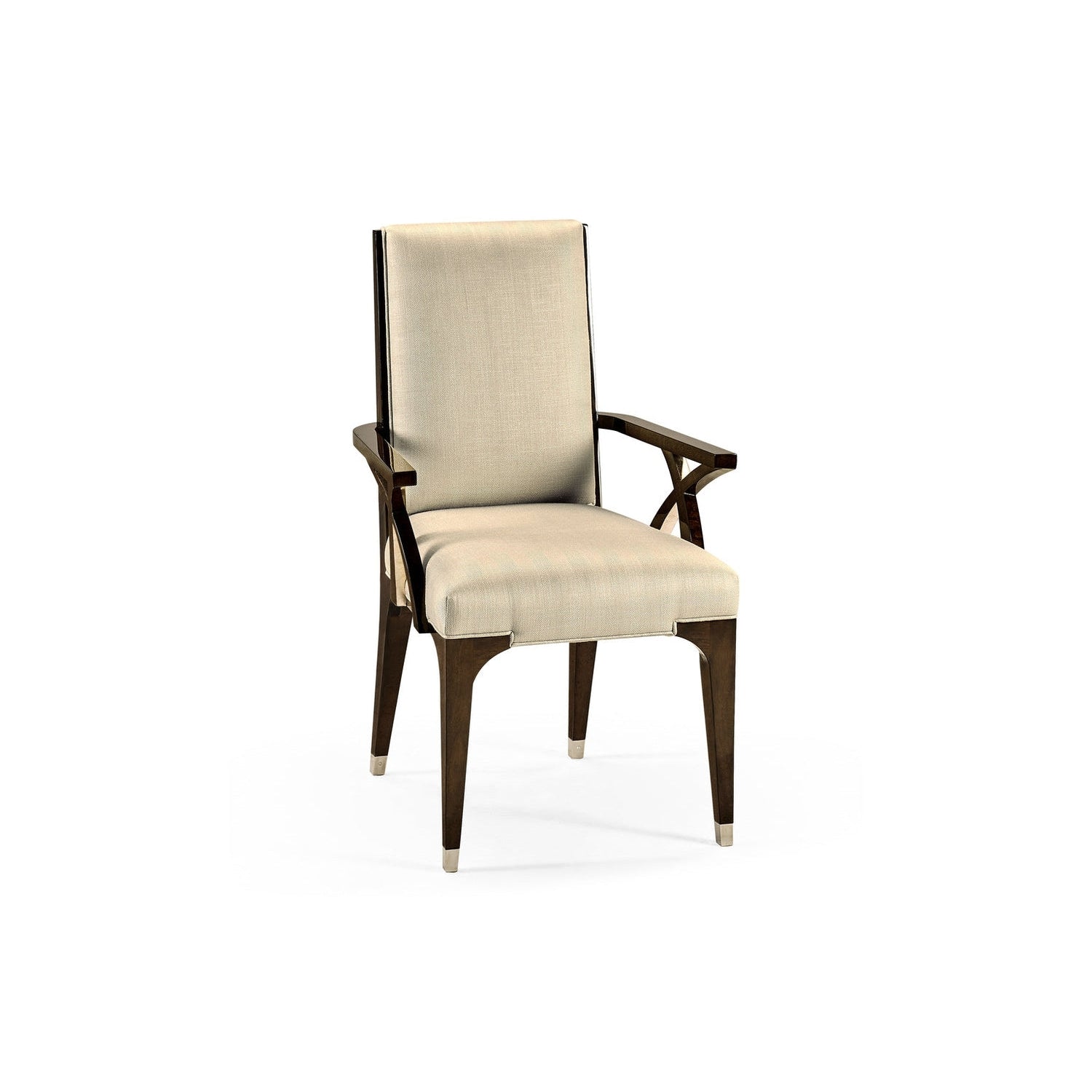 Jonathan Charles, Black Eucalyptus Dining Arm Chair