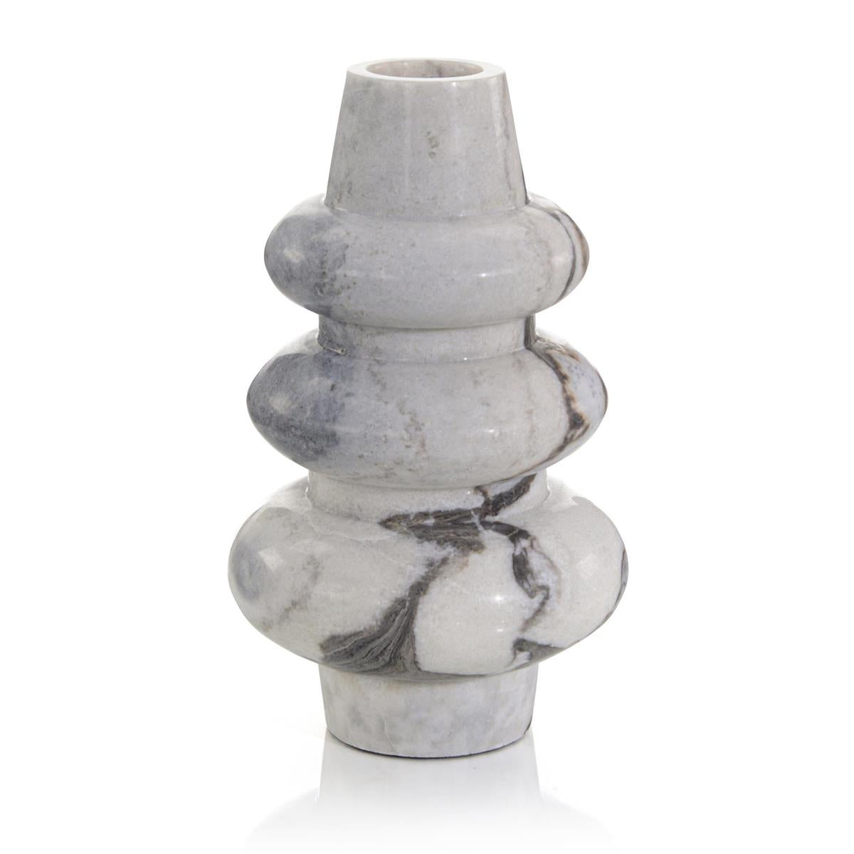 John Richard, Black and White Marble Vase