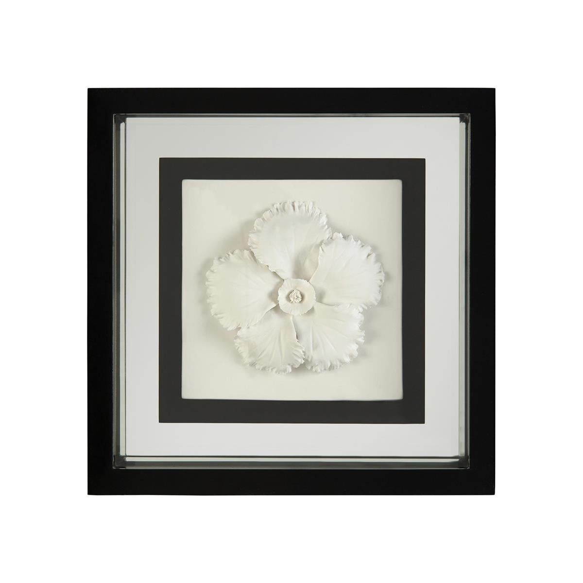 John Richard, Black-and-White Porcelain Flower