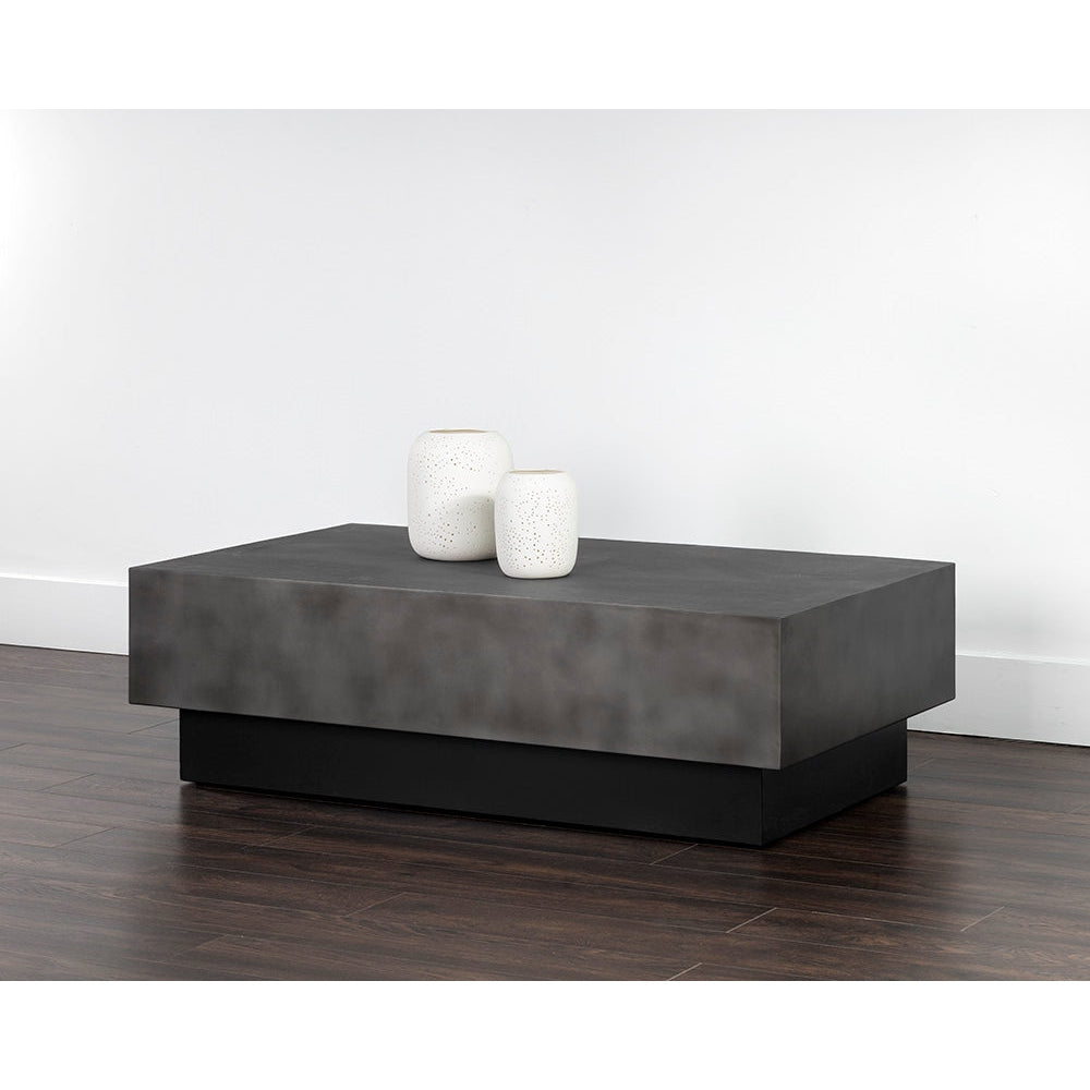 Sunpan, Blakely Coffee Table - Gunmetal