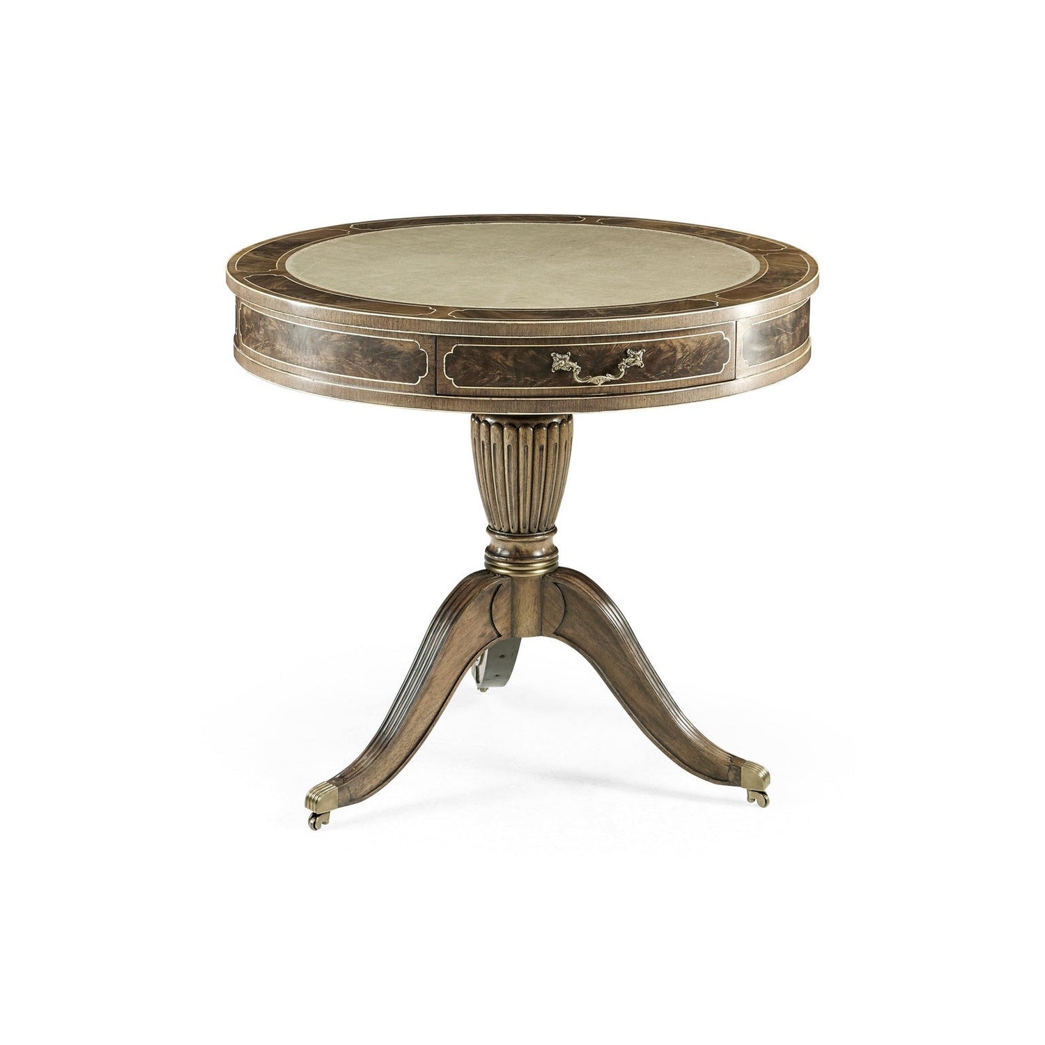 Jonathan Charles, Bleached Mahogany Drum Table