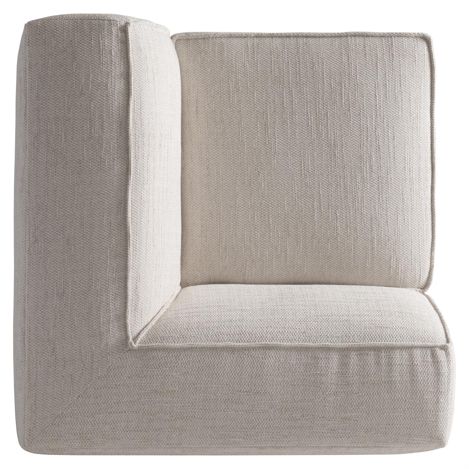 Bernhardt, Bliss Fabric Corner Chair - Without Pillows