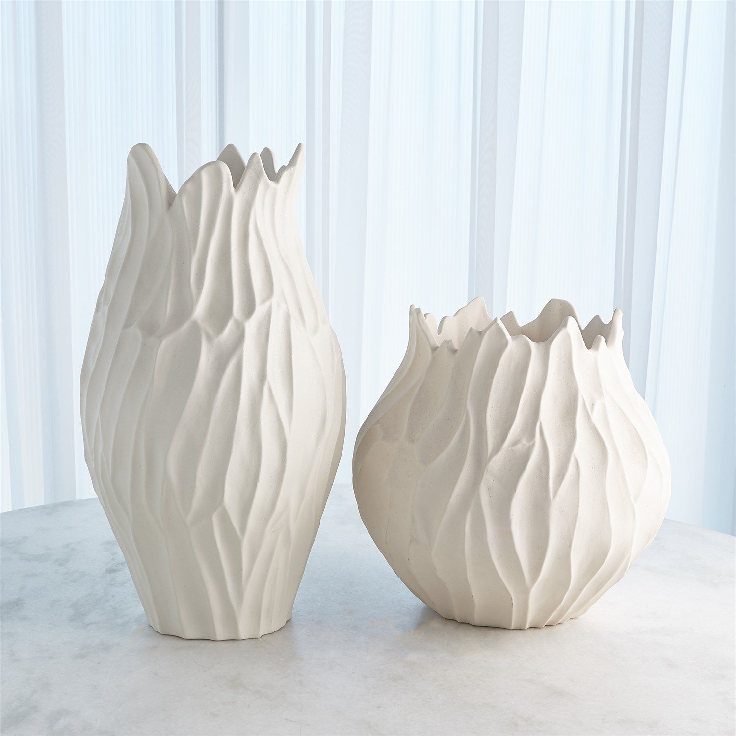 Global Views, Bloom Vase - Matte White