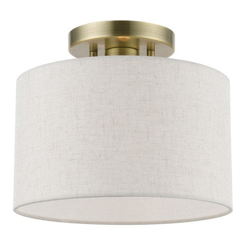 Livex Lighting, Blossom 1 Light  Semi-Flush