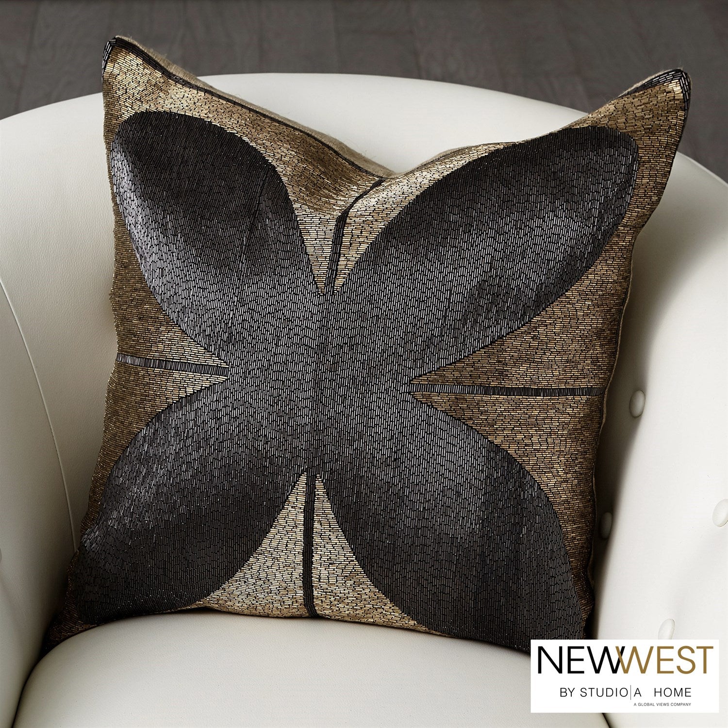 Global Views, Blossom Beaded Pillow