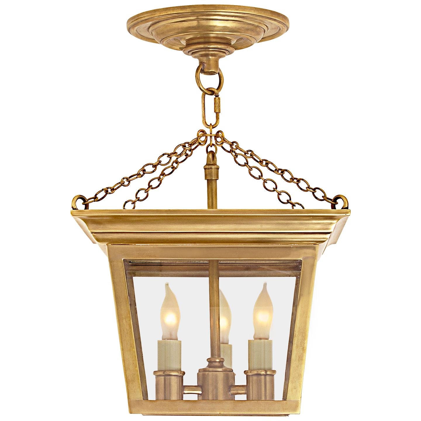 Visual Comfort, Cornice Semi-Flush Lantern