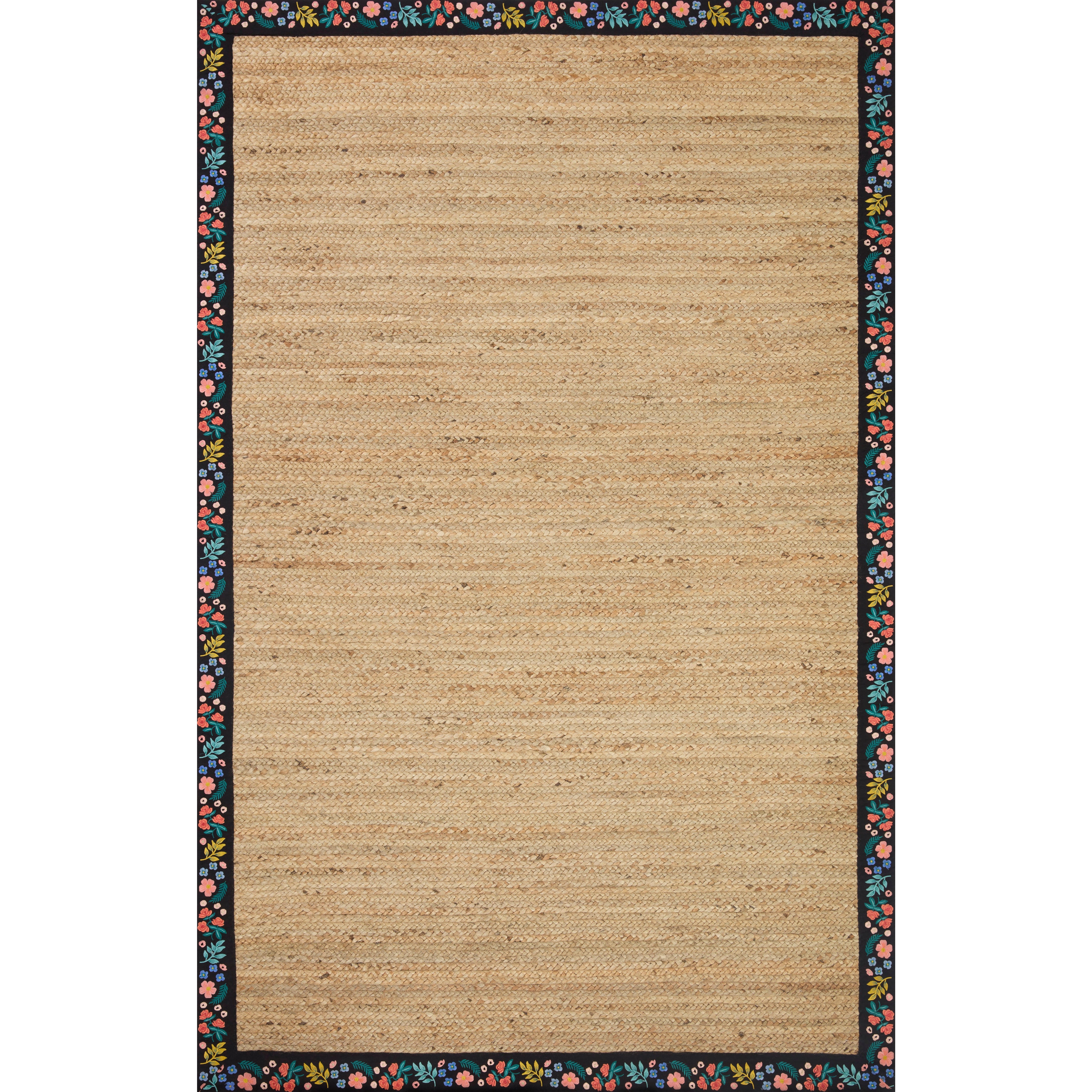 Loloi, Costa Wildwood Natural  /  Black Rug