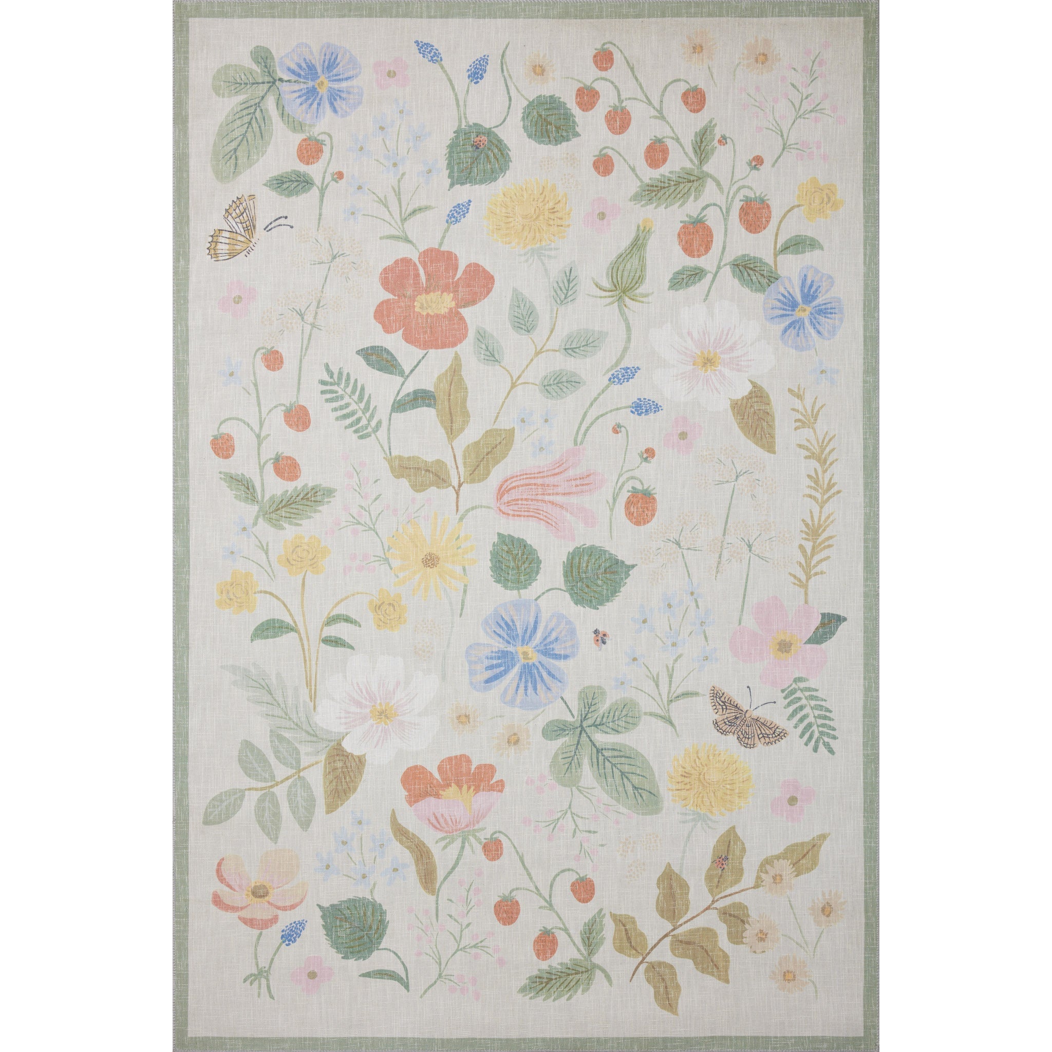 Loloi, Cotswolds Strawberry Fields / Ivory Rug