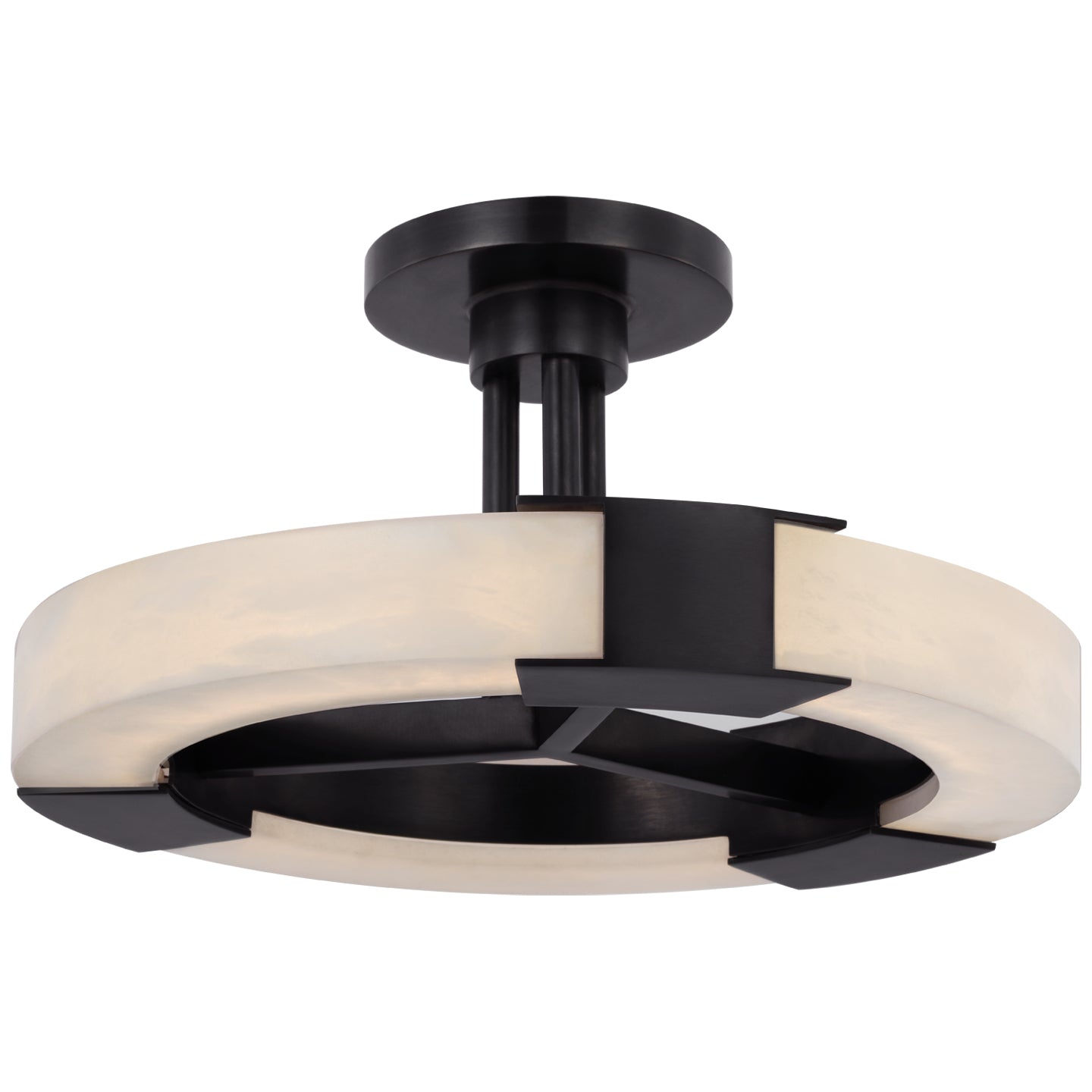 Visual Comfort, Covet Medium Ring Semi-Flush Mount