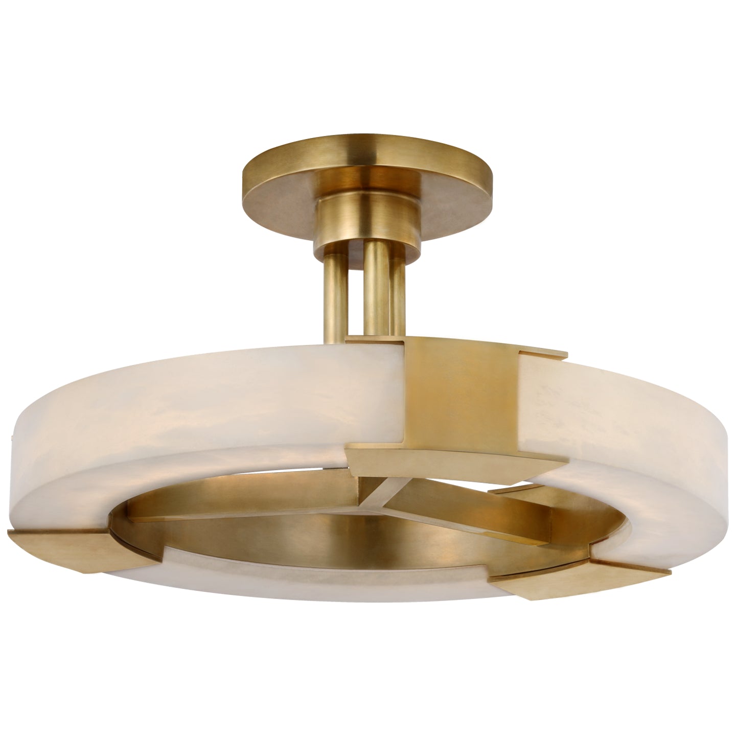 Visual Comfort, Covet Medium Ring Semi-Flush Mount