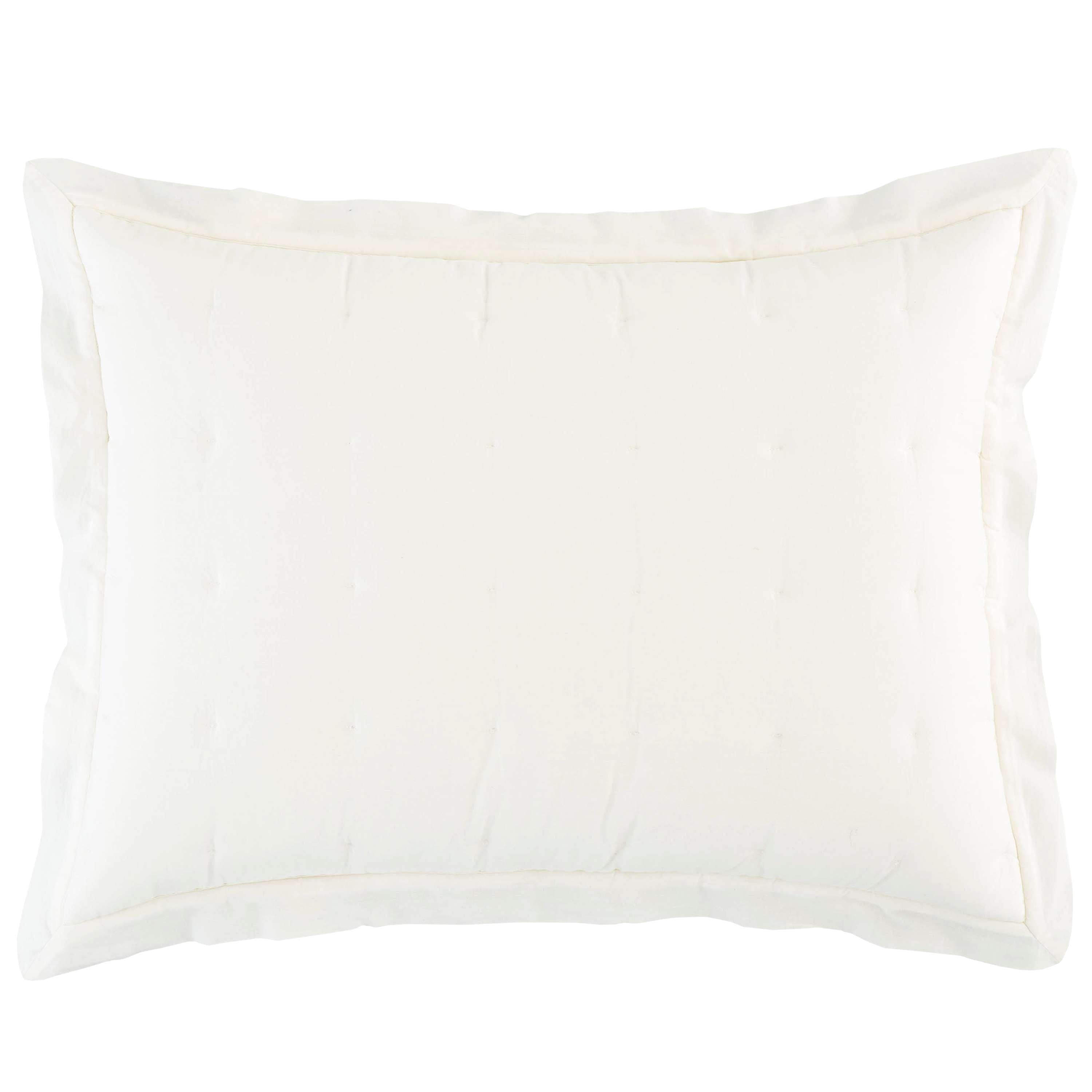 Annie Selke, Cozy Cotton Ivory Puff Sham