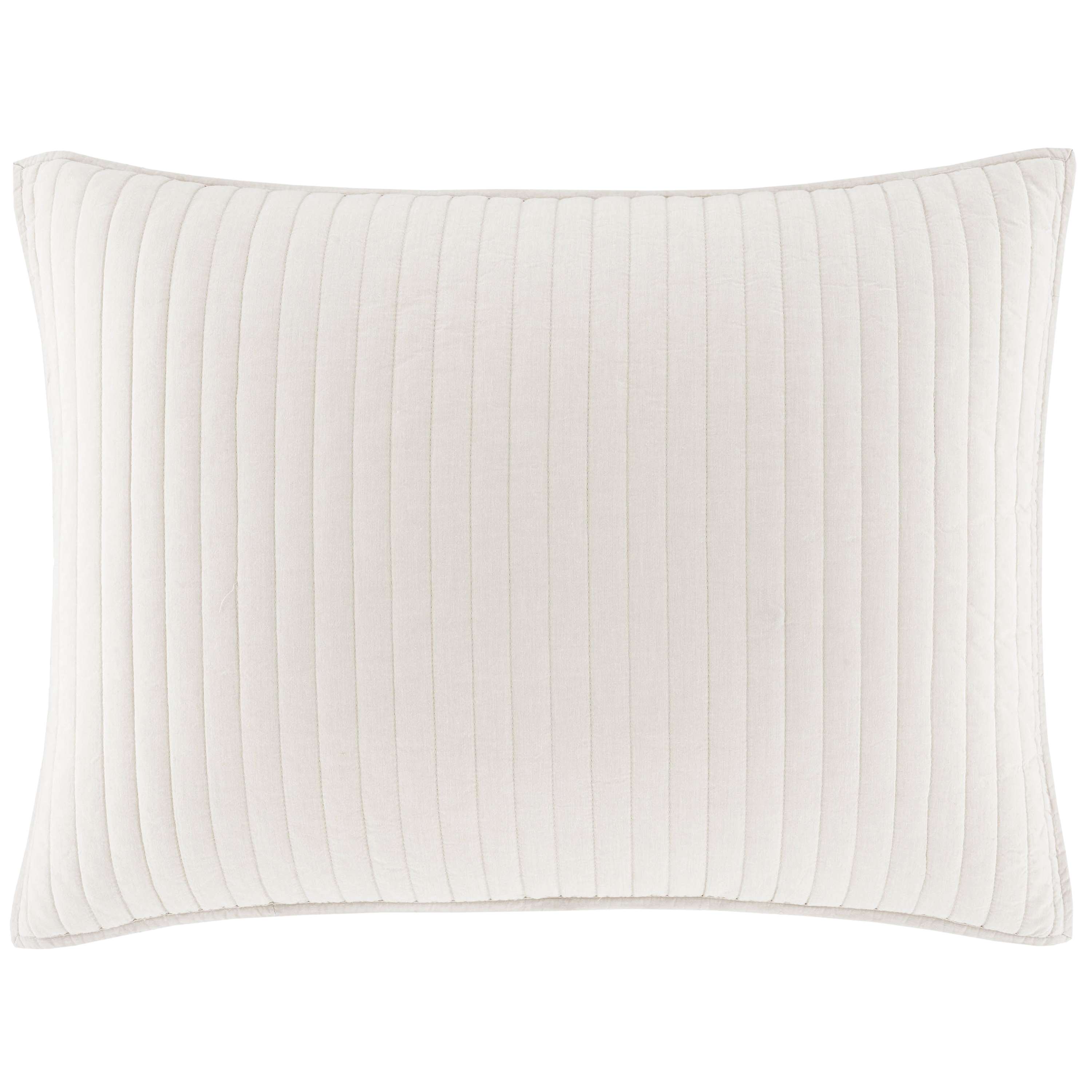 Annie Selke, Cozy Cotton Natural Quilted Sham