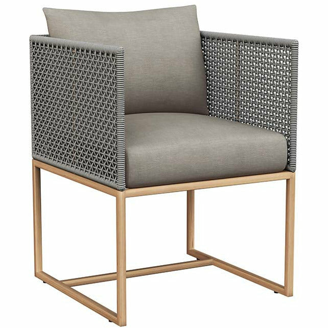 Sunpan, Crete Dining Armchair - Natural - Pallazo Taupe