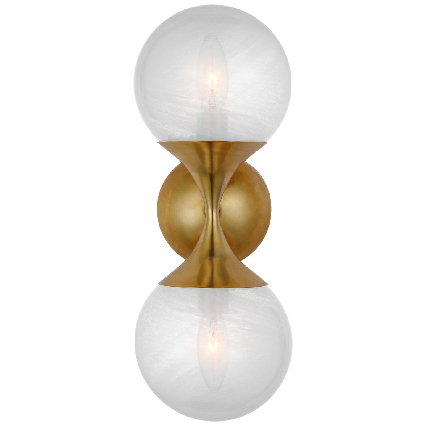 Visual Comfort, Cristol Double Sconce