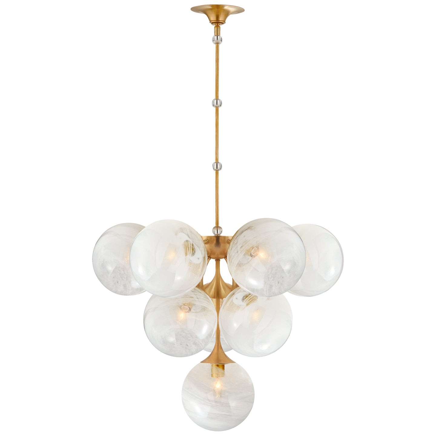 Visual Comfort, Cristol Tiered Chandelier