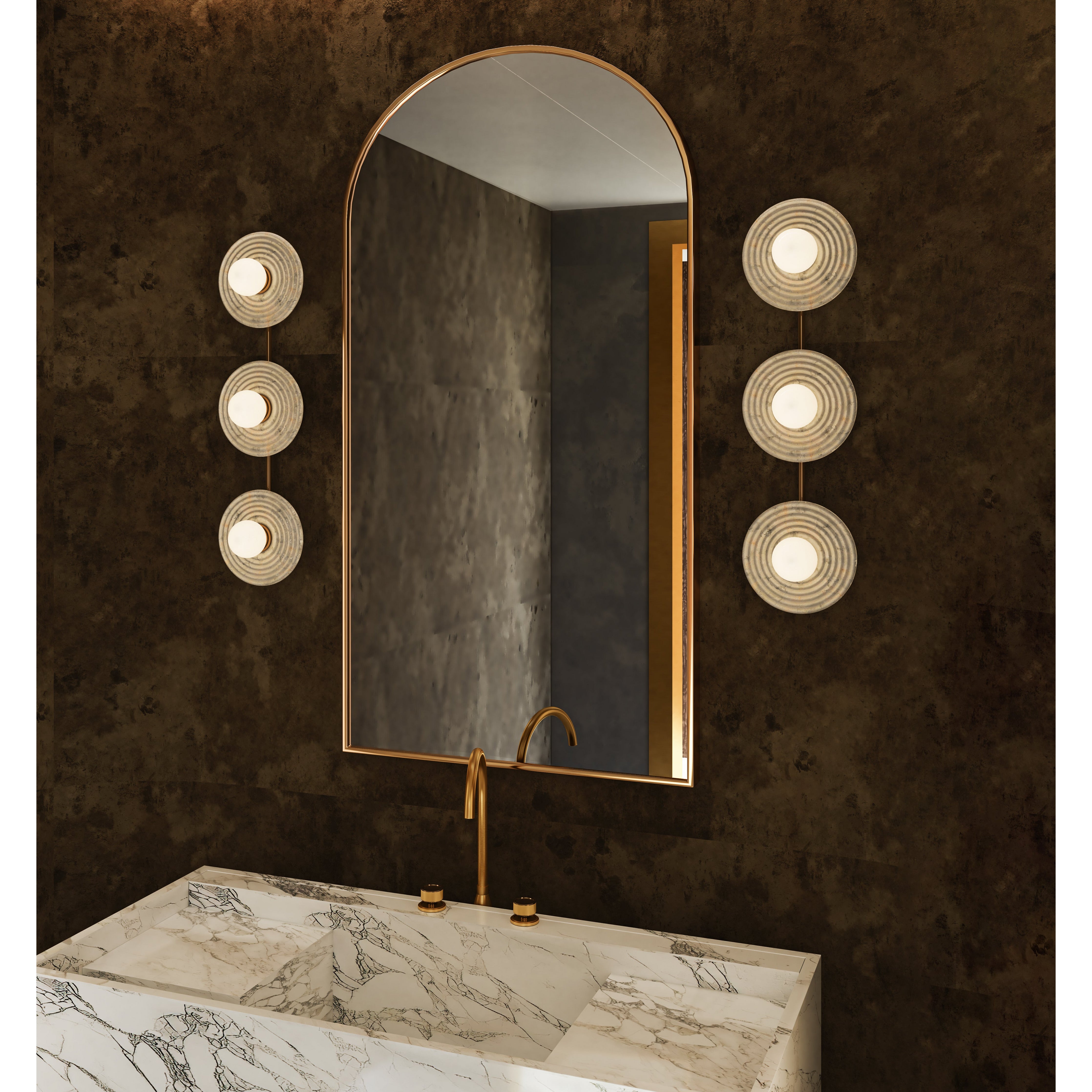 Alora, Dahlia Triple Wall Sconce