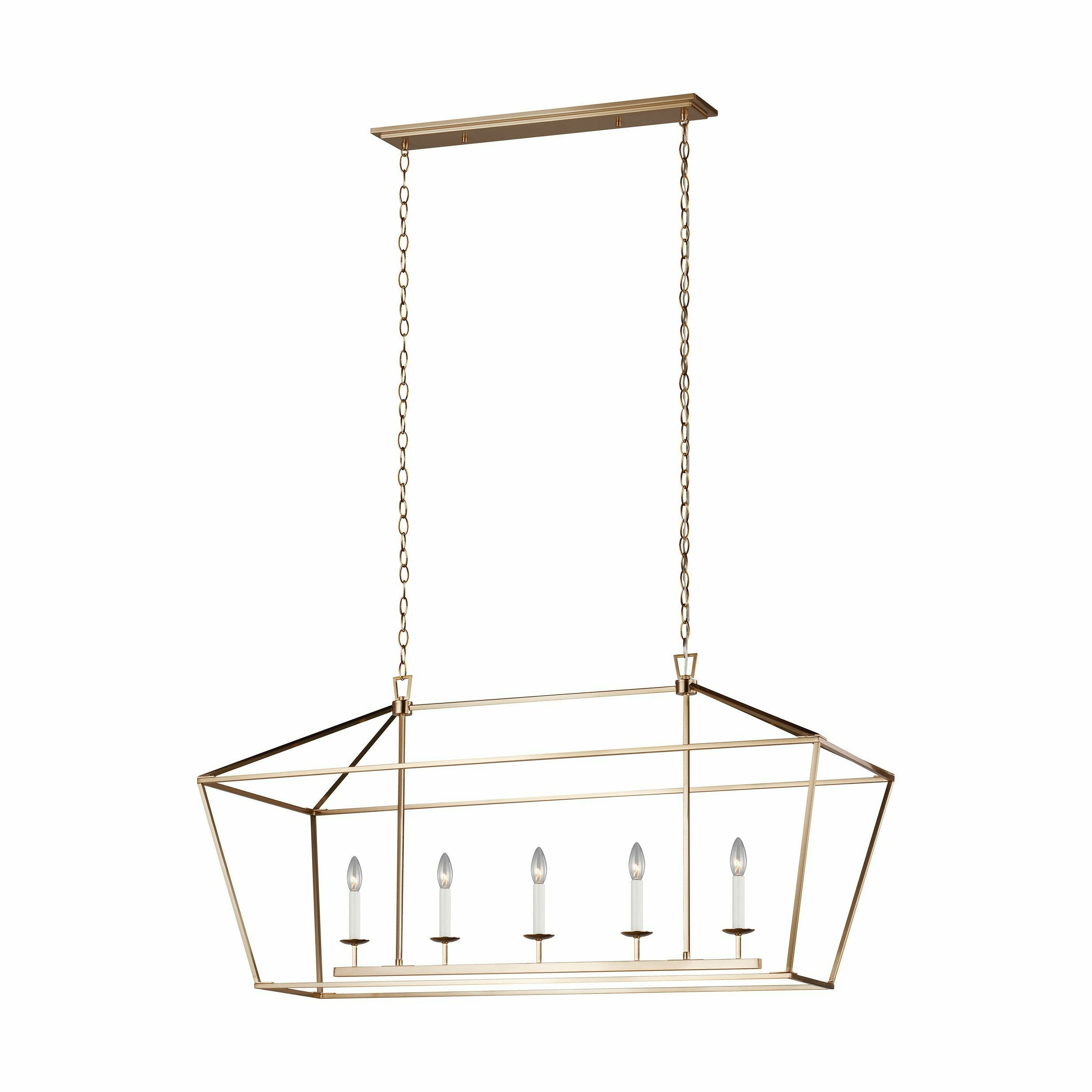 Generation Lighting, Dianna Five Light Linear Chandelier