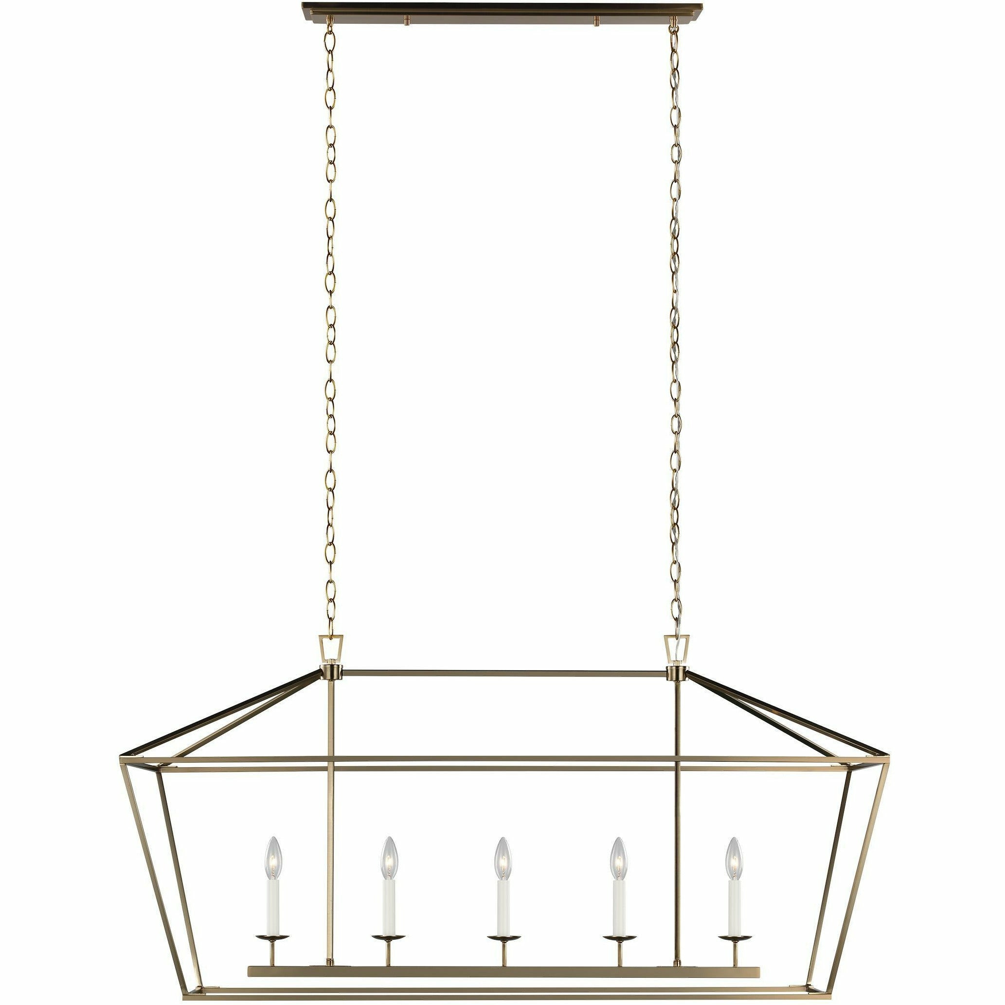 Generation Lighting, Dianna Five Light Linear Chandelier