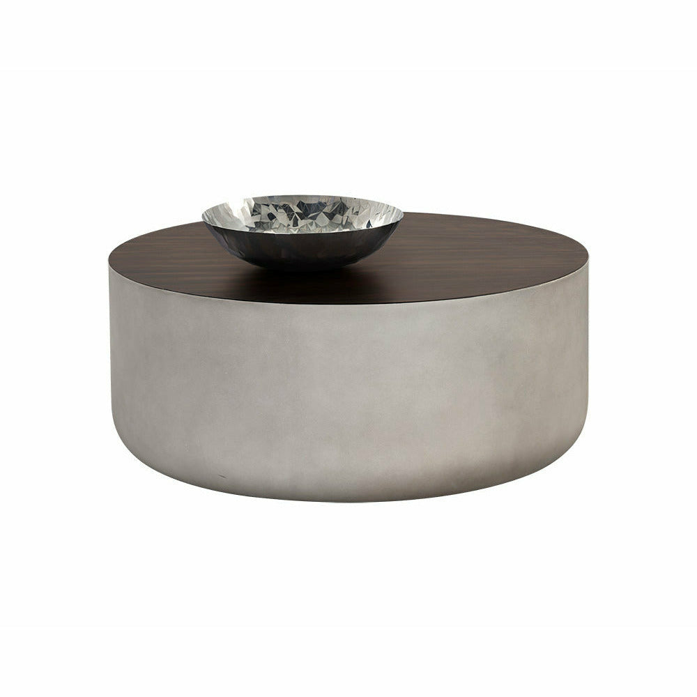 Sunpan, Diaz Coffee Table - Grey - Wood Grain Brown