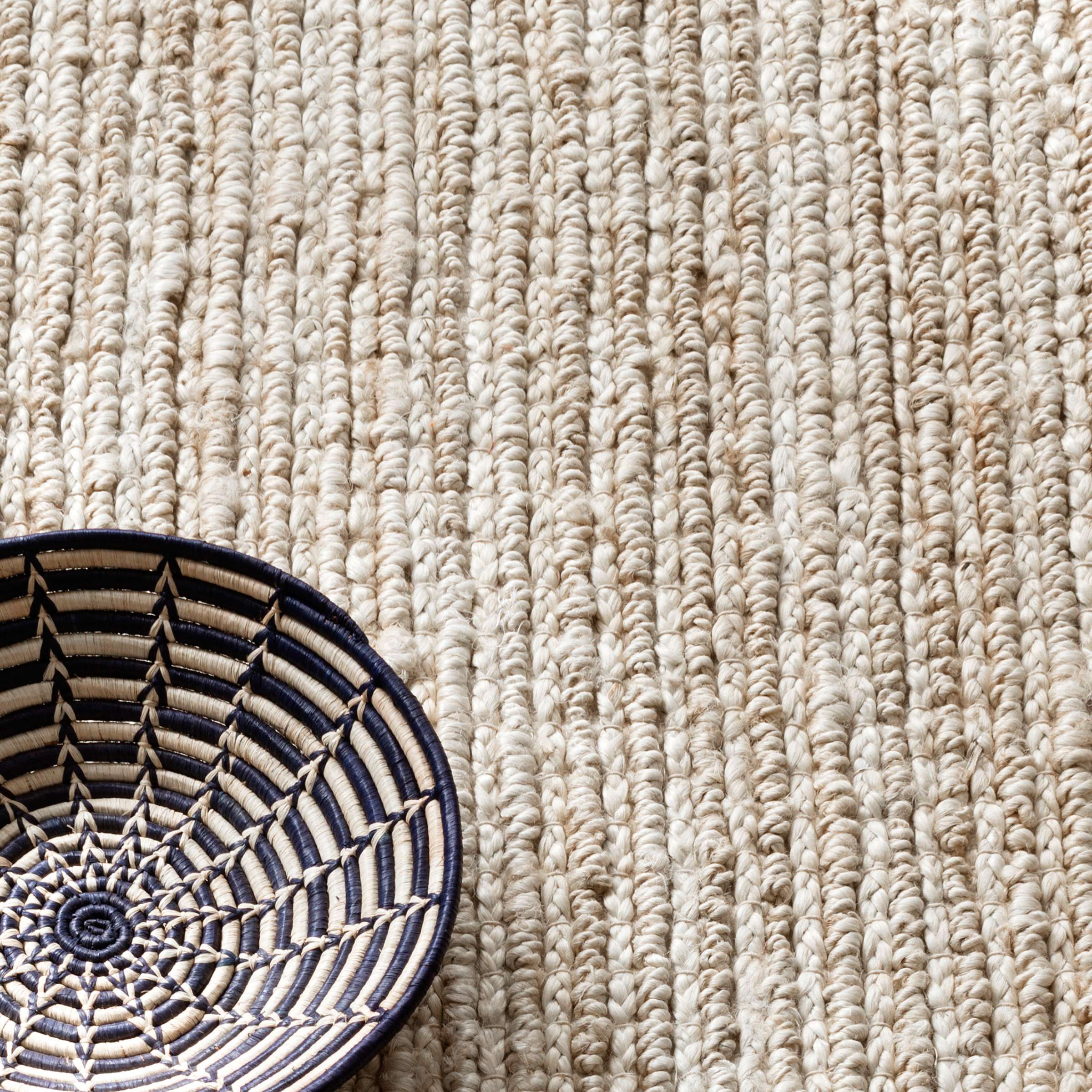 Annie Selke, Dunes Bleached Oak Woven Jute Rug