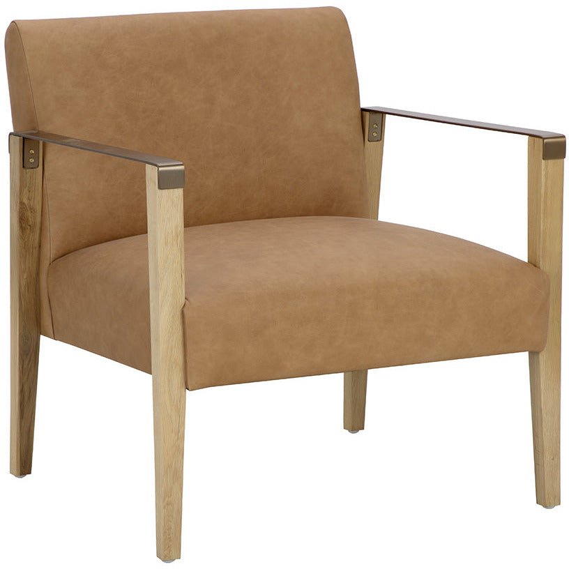 Sunpan, Earl Lounge Chair - Rustic Oak