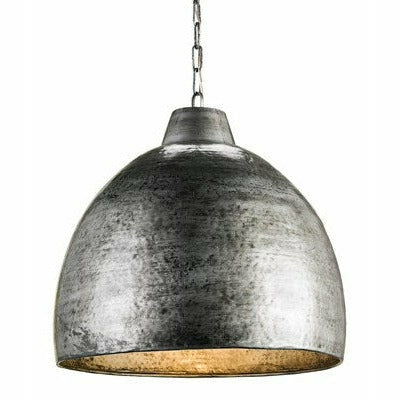 Currey & Company, Earthshine Steel Large Pendant